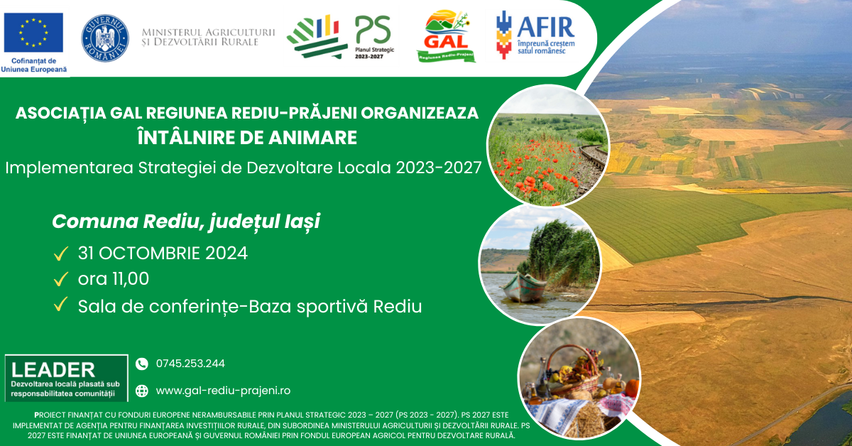 Întâlnire de animare în comuna REDIU