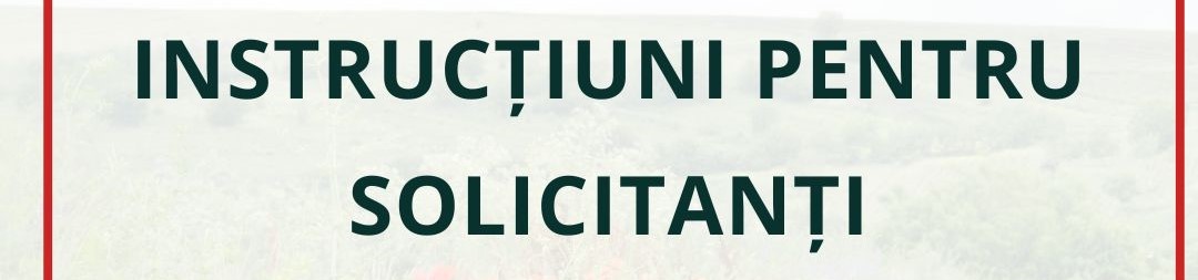 Instrucțiuni depunere proiecte online Instrucțiuni depunere proiecte online