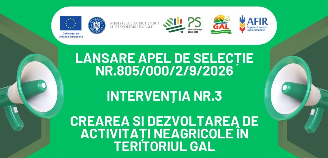 Lansare apel de selecție nr. 805/000/2/9/2026 – Intervenția nr. 3