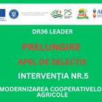 Prelungire apel de selecție nr. 802/000/2/10/2026 - Intervenția nr. 5 - MODERNIZAREA COOPERATIVELOR AGRICOLE